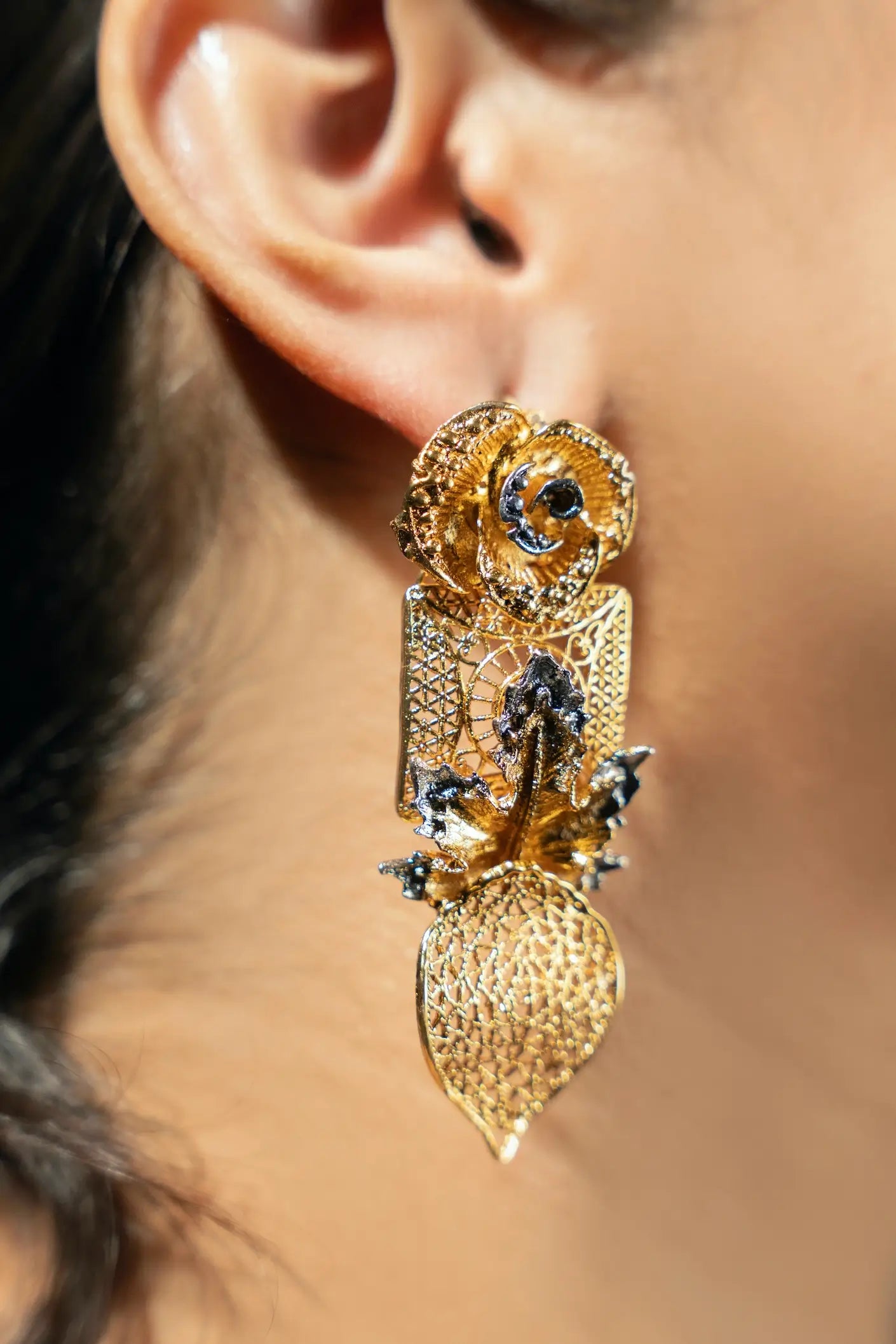 The Antique Floral Earrings