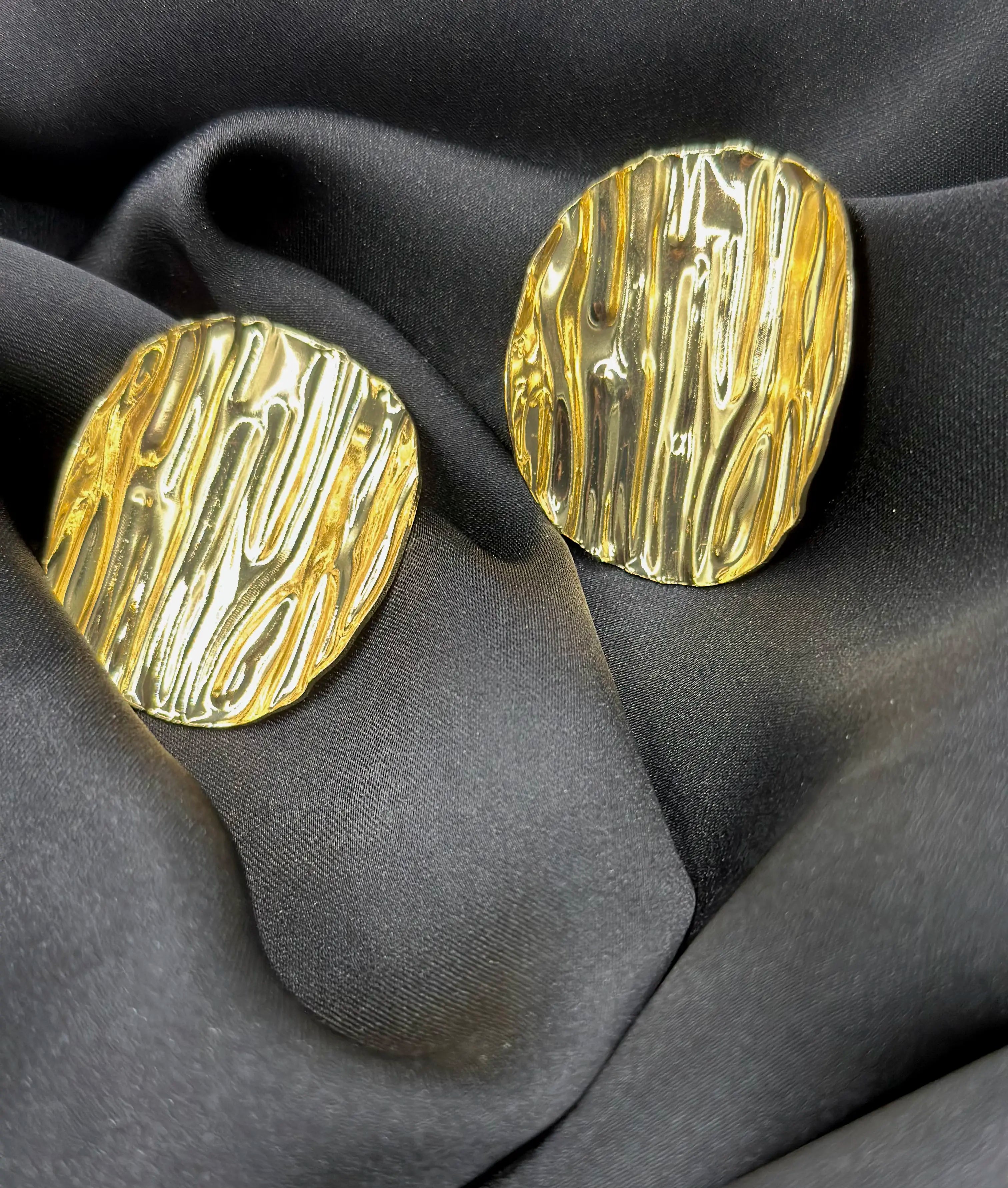Curved Stainless Steel Earrings