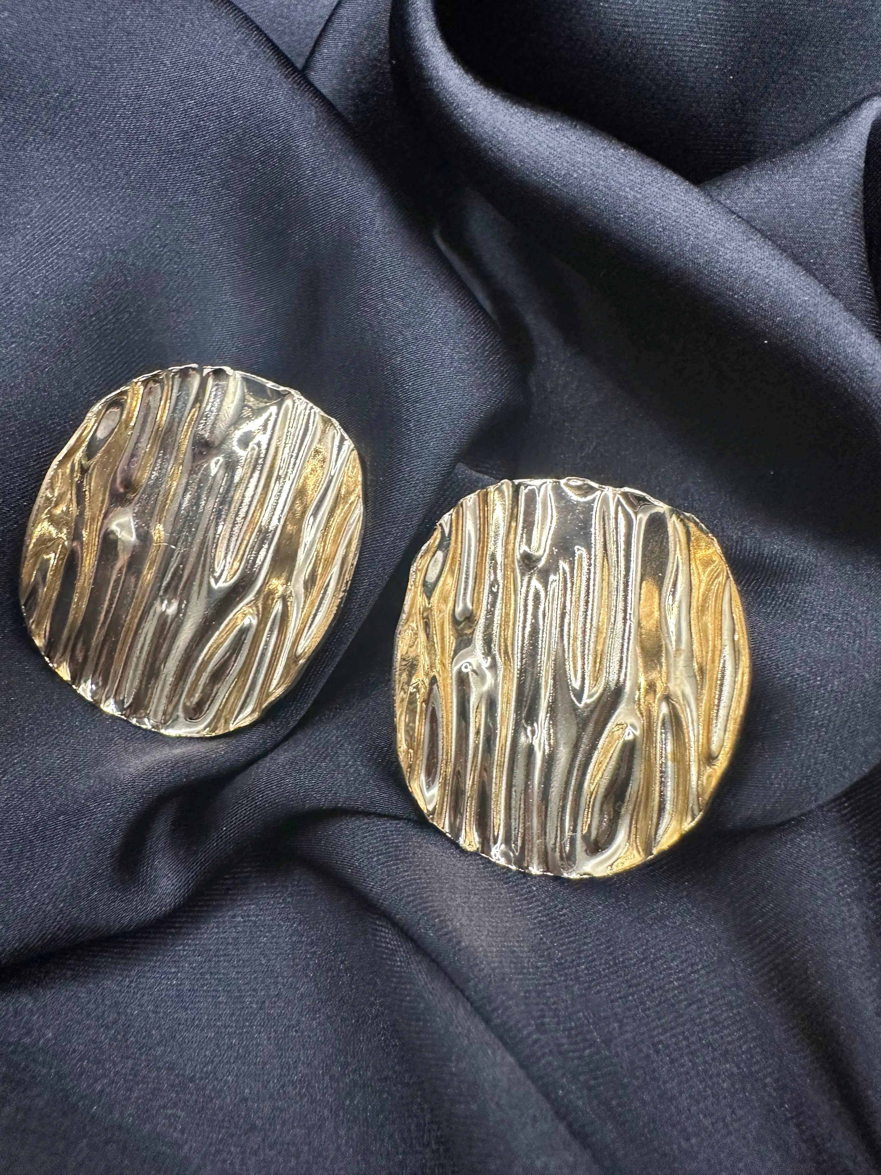 Curved Stainless Steel Earrings